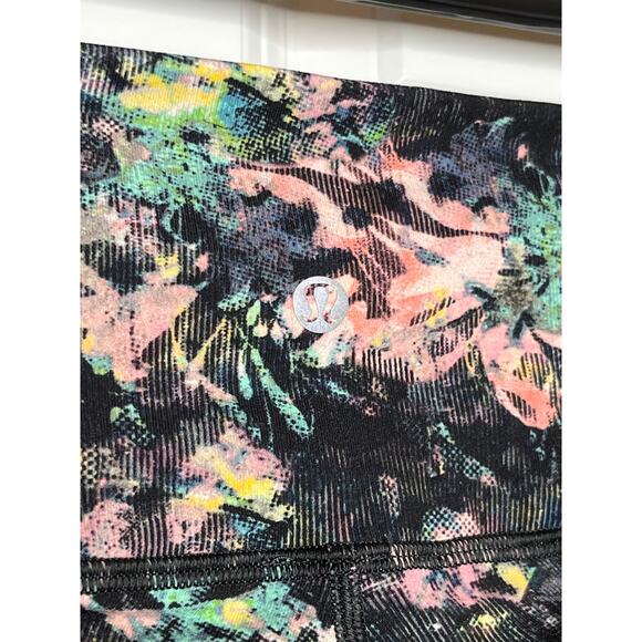 Lululemon Size 4 Wunder Under High Rise Crop 21" Dappled Daze Leggings - Picture 5 of 8